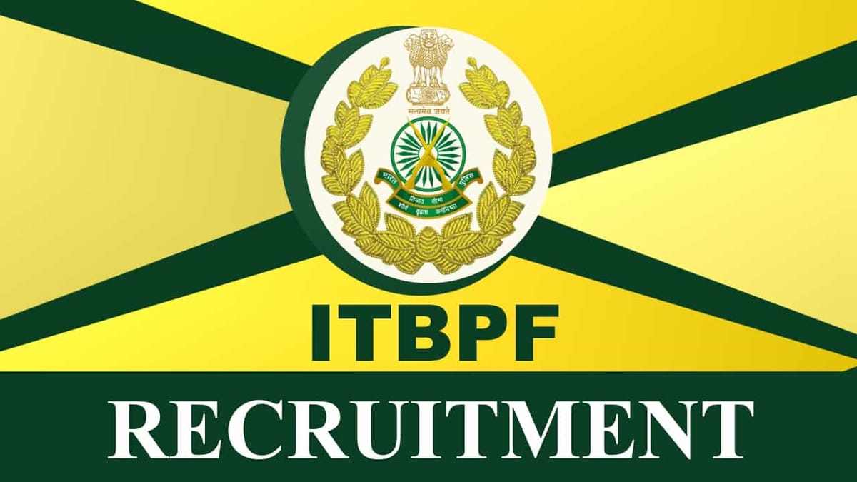 ITBP Recruitment 2023 for Sub-Inspector: Monthly Salary Upto 112400, Check Post, Qualification and How to Apply