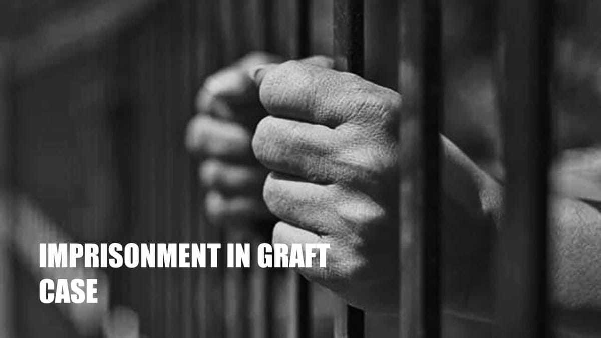 Ex-Director of NRHM gets 4 Yrs Imprisonment in Graft Case; PWD’s Ex-Engineer to undergo one year Imprisonment: CBI