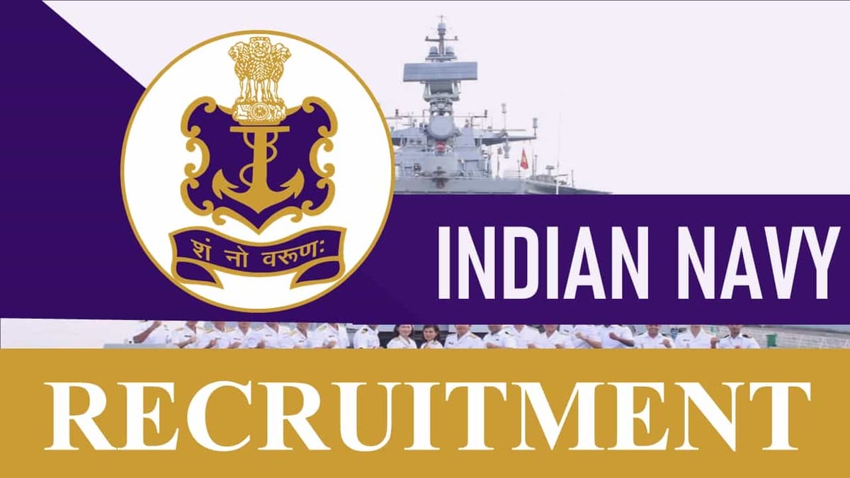 Indian Navy Recruitment 2023: Monthly Salary up to 75000, Check Vacancies, Age, Qualification and How to Apply
