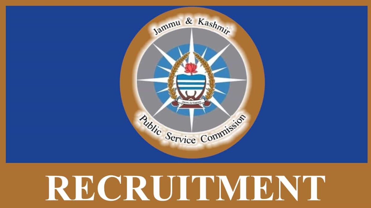 JKPSC Recruitment 2023: Monthly Salary 151100, Check Post, Eligibility and Application Procedure
