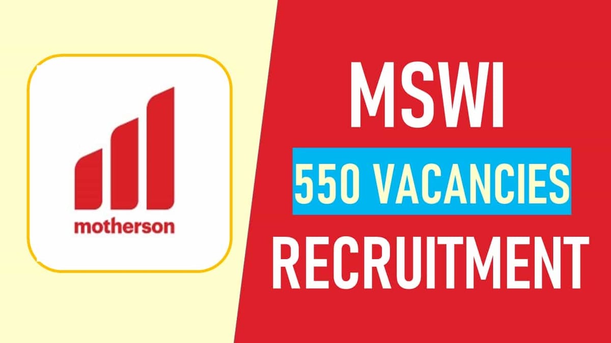 MSWIL Recruitment 2023: 550 Vacancies, Check Post, Qualification, Salary, and How to Apply