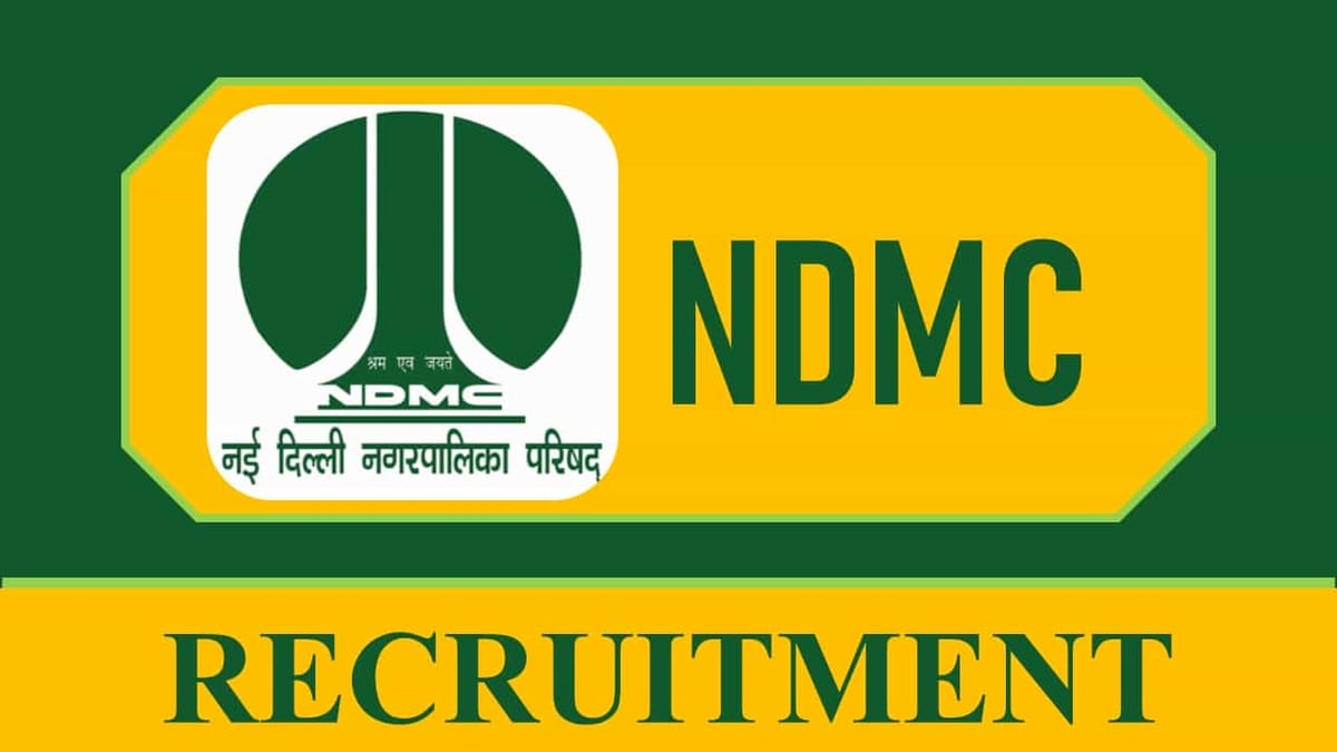 NDMC Recruitment 2023: Check Post, Salary, Age, Qualification and How to Apply