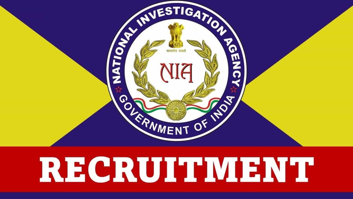 NIA Recruitment 2023: Check Post, Qualification, Eligibility, and How to Apply