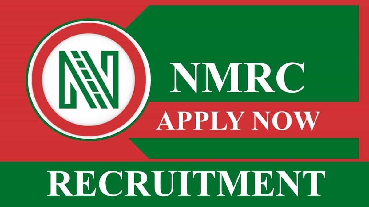 NMRC Recruitment 2023: Monthly Salary Upto 200000, Check Posts, Qualification and Other Details
