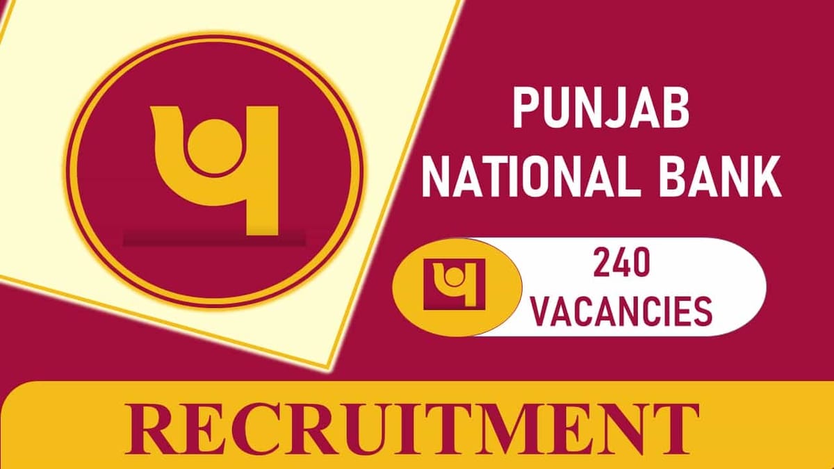 PNB Recruitment 2023 for for Bumper Vacancies: Check Posts, Vacancies, Qualification and Other Details
