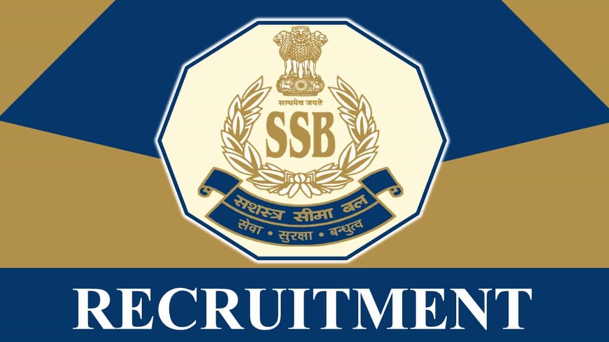 Sashastra Seema Bal Recruitment 2023: Monthly Salary up to 92300, Check Posts, Age, Qualification and Other Vital Details