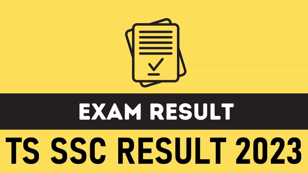 TS SSC Result 2023 Date and Time Announced for Telangana Class 10th
