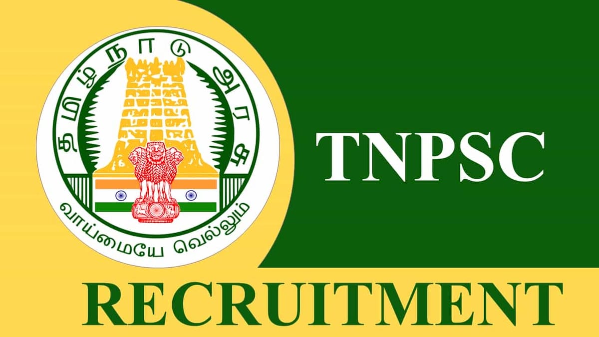 TNPSC Recruitment 2023: Monthly Salary 135100, Check Posts, Eligibility and Application Process