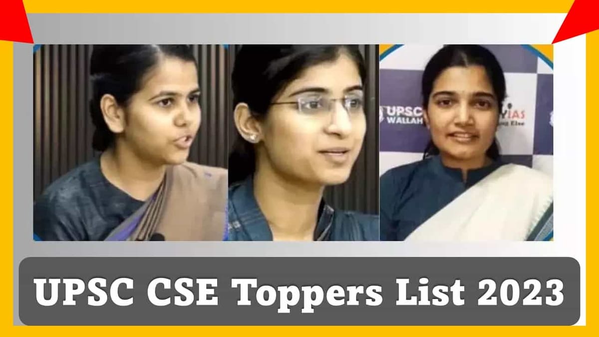 UPSC CSE Results 2023 Out, Ishita Kishore Tops the Exam, All Girls in