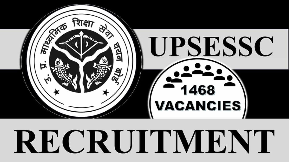 UPSSSC Recruitment 2023 for GPA and VDO:,1468 Vacancies, Monthly Salary 69100, Check How to Apply