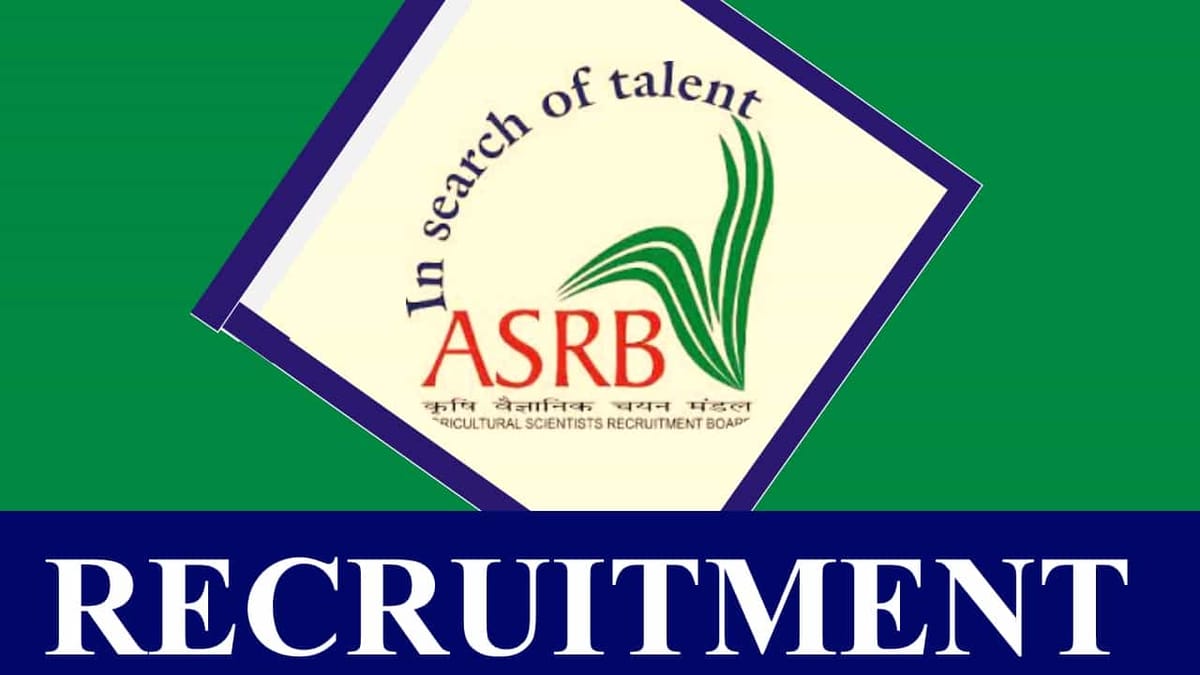 ASRB Recruitment 2023: Check Post, Salary, Age, Qualification and How to Apply