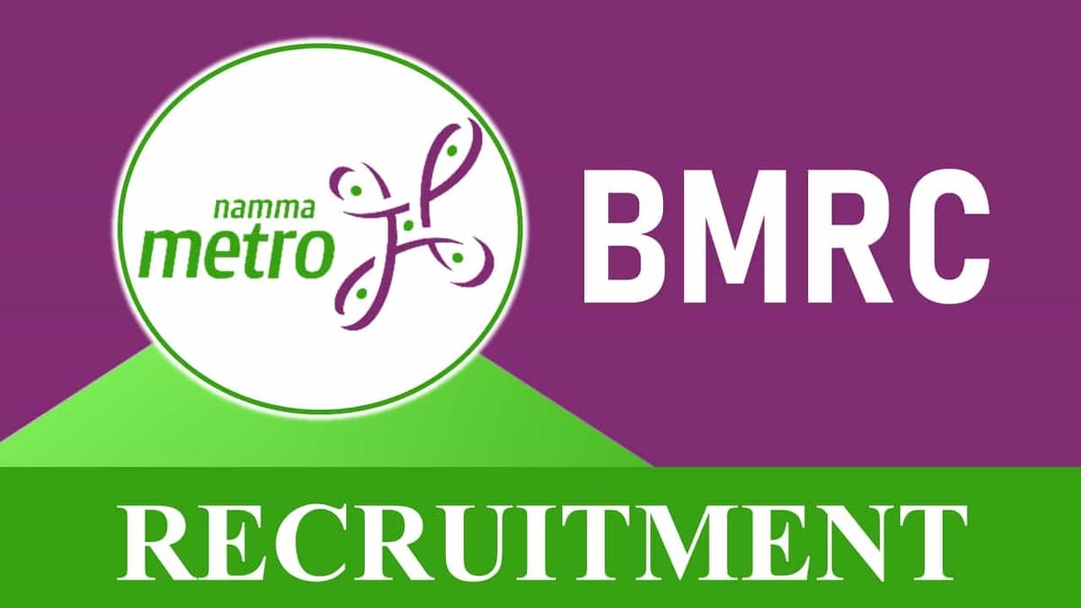 BMRC Recruitment 2023: Check Post, Salary, Age, Qualification and How to Apply