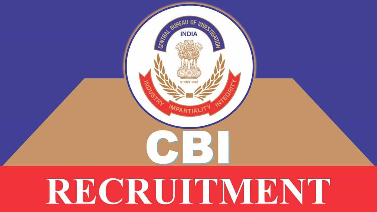 CBI Recruitment 2023: Check Post, Salary, Age, Qualification and How to Apply