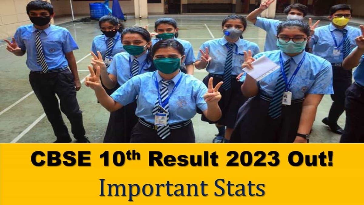 CBSE Class 10th Result 2023 Declared: 93.12 % Students Passed, Check Important Result Stats, Get Direct Link