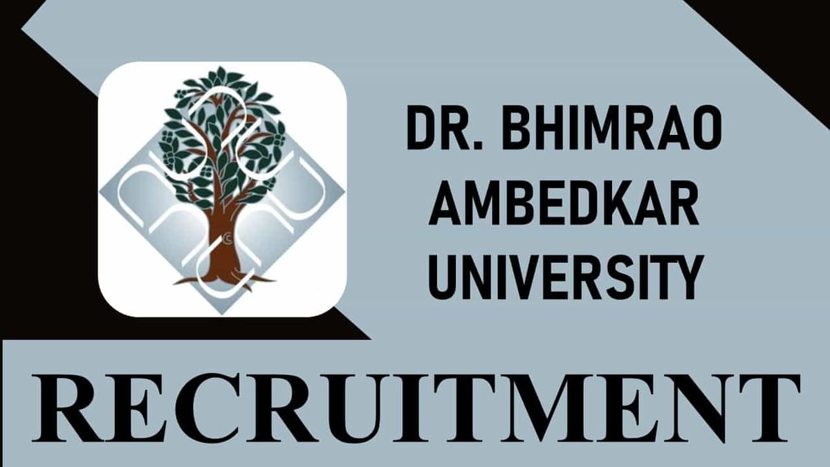 B.R. Ambedkar University Recruitment 2023: Check Posts, Age Limit, Qualification, Desirable Qualification, Other Details