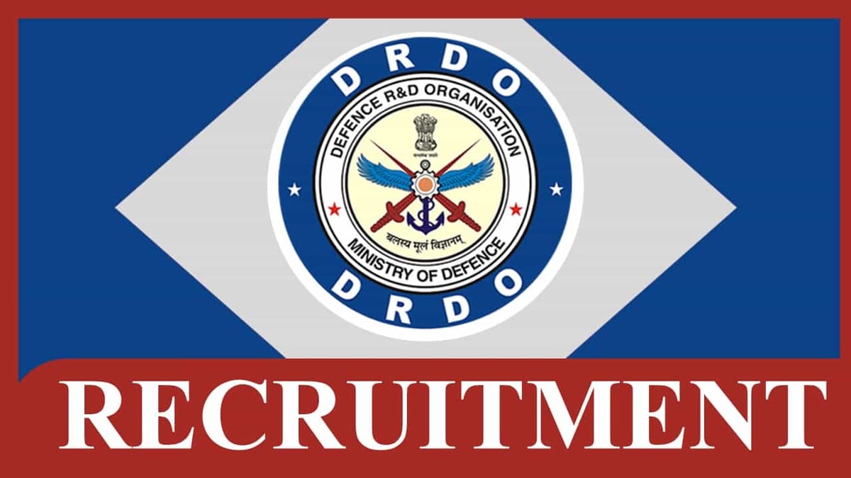 DRDO Recruitment 2023: Check Post, Salary, Age, Qualification and How to Apply