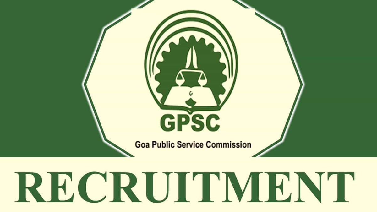 GPSC Recruitment 2023: Monthly salary up to 208700, Check Post, Eligibility and Other Vital Details
