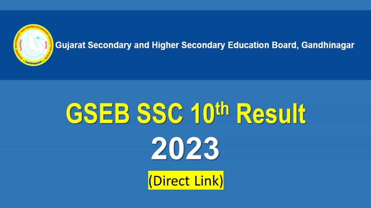 GSEB SSC Result 2023 Declared: 64.62% Students Passed Gujarat Class 10th Exam, Check Important Result Stats, Get Direct Link