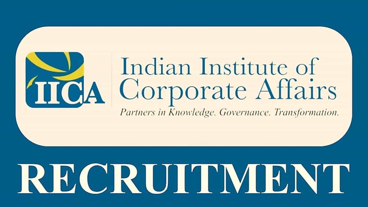 IICA Recruitment 2023: Monthly Salary up to 100,000, Check Vacancies, Experience and How to Apply
