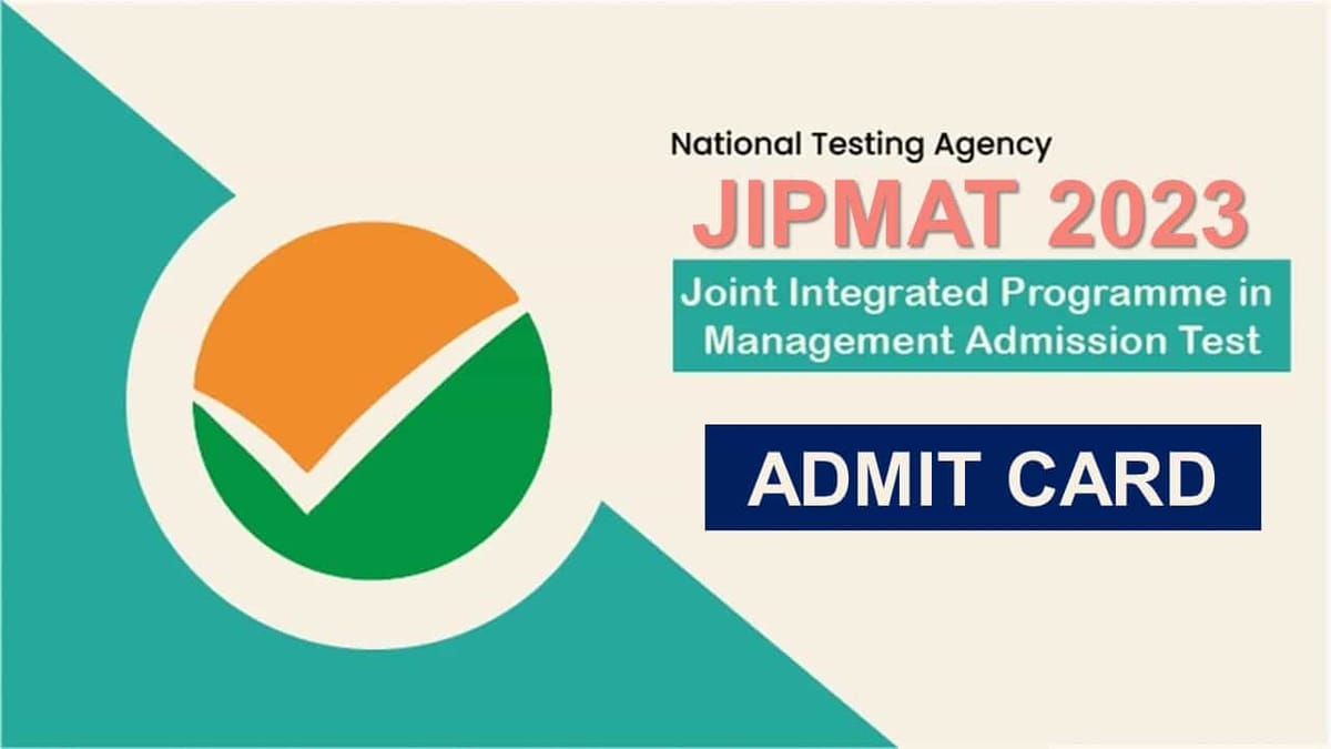 JIPMAT Admit Card 2023 Released: Check How to Download, Get Direct Link