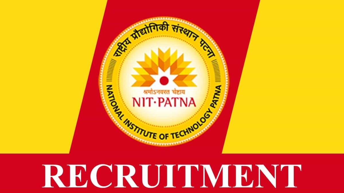 NIT Patna Recruitment 2023 for Technical Assistant, Check Vacancies