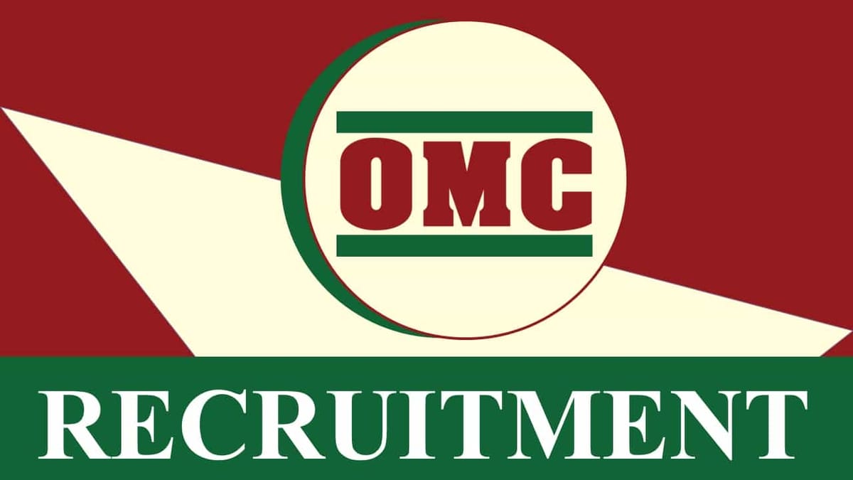 OMC Recruitment 2023: Monthly Salary up to 209200, Check Posts, Age, Qualification and How to Apply