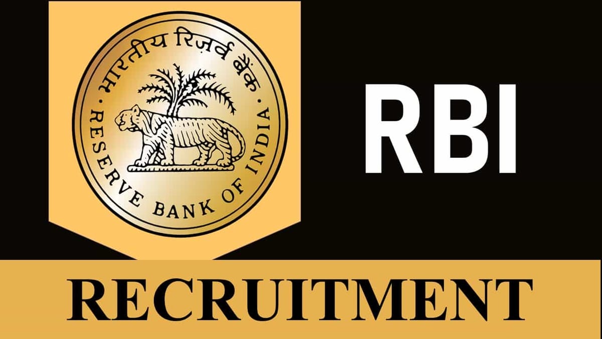 RBI Recruitment 2023: Monthly Salary up to 116914, Check Posts, Eligibility, Salary and Other Vital Details