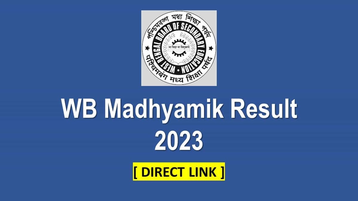 WB Madhyamik 10th Result 2023 Declared: 86.15 % Students Passed, Girl Topped, Check Topper’s List and Important Result Stats