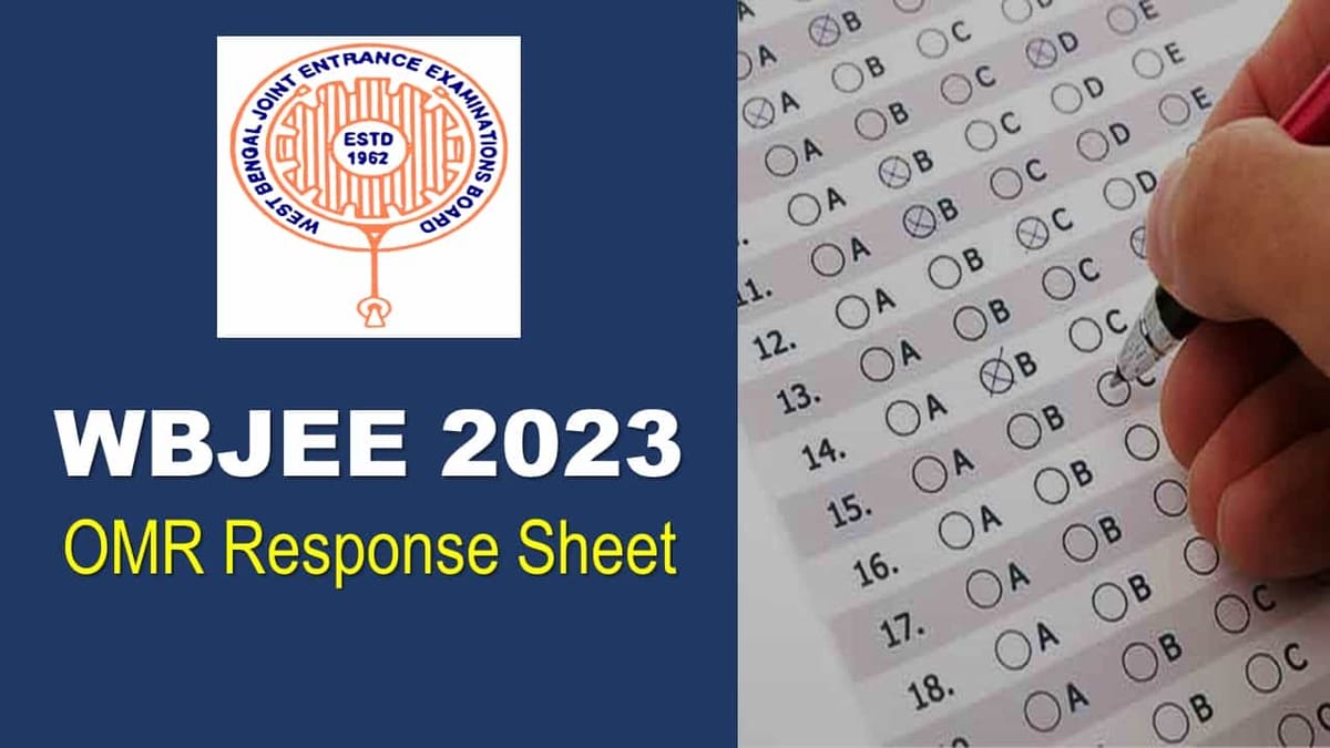 WBJEE Answer Key 2023: Download OMR Response Sheet, Get Direct Link, Check Last Date to Raise Objection