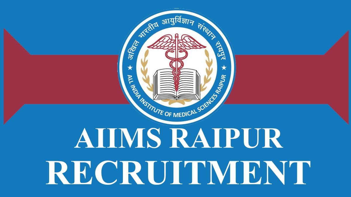 AIIMS Raipur Recruitment 2023 for Lab Technician: Check Post, Vacancy, Age, Qualification, Salary and Process to Apply