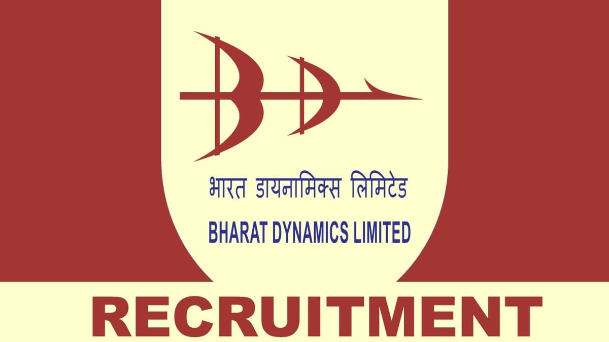 BDL Recruitment 2023: Monthly Salary Upto 160000, Check Posts, Qualification and Other Vital Details