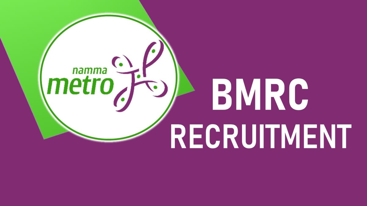 BMRC Recruitment 2023: Salary up to Rs 165000, Check Posts, Qualifications, Age Limit, and Other Vital Details
