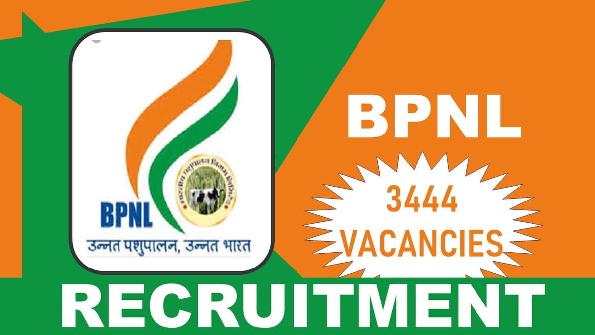 BPNL Recruitment 2023 Notification Out for Mega Vacancies: Check Posts, Monthly Salary and Other Important Details