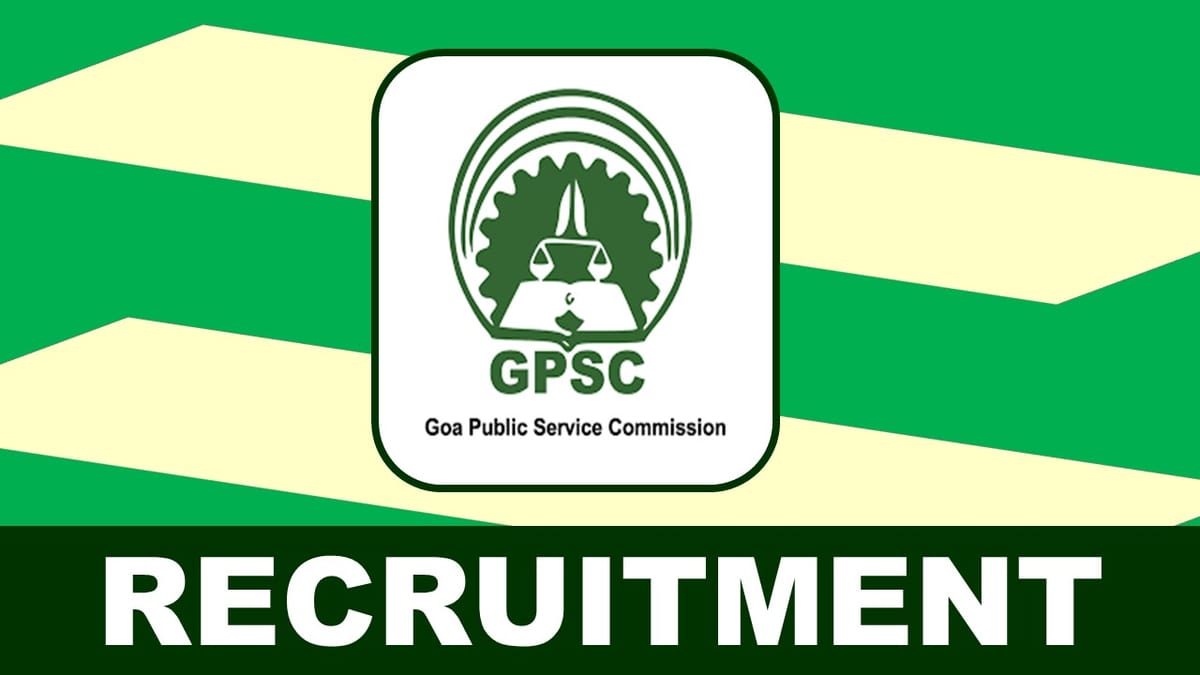 GPSC Recruitment 2023: Monthly Pay up to 144200, Check Post, Qualification and How to Apply