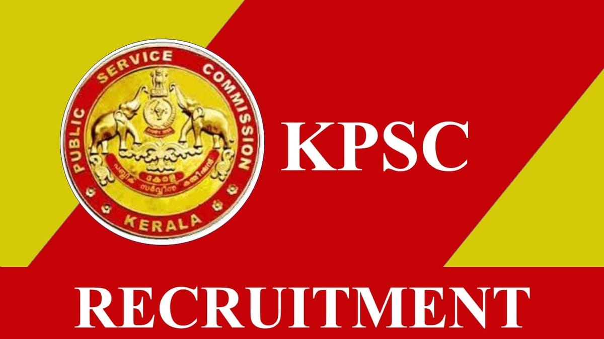 KPSC Recruitment 2023: Check Post, Salary, Age, Qualification and How to Apply