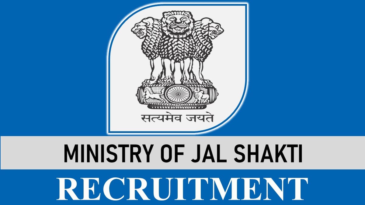 Ministry of Jal Shakti Recruitment 2023: Monthly Pay 177500, Check Post, Eligibility and Application Procedure
