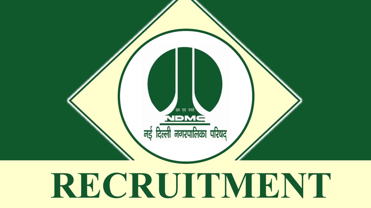 NDMC Recruitment 2023: Check Post, Salary, Vacancies, Age, Qualification and How to Apply