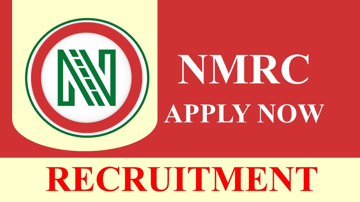 NMRC Recruitment 2023: Monthly Salary up to 200000, Check Post, Eligibility and How to Apply