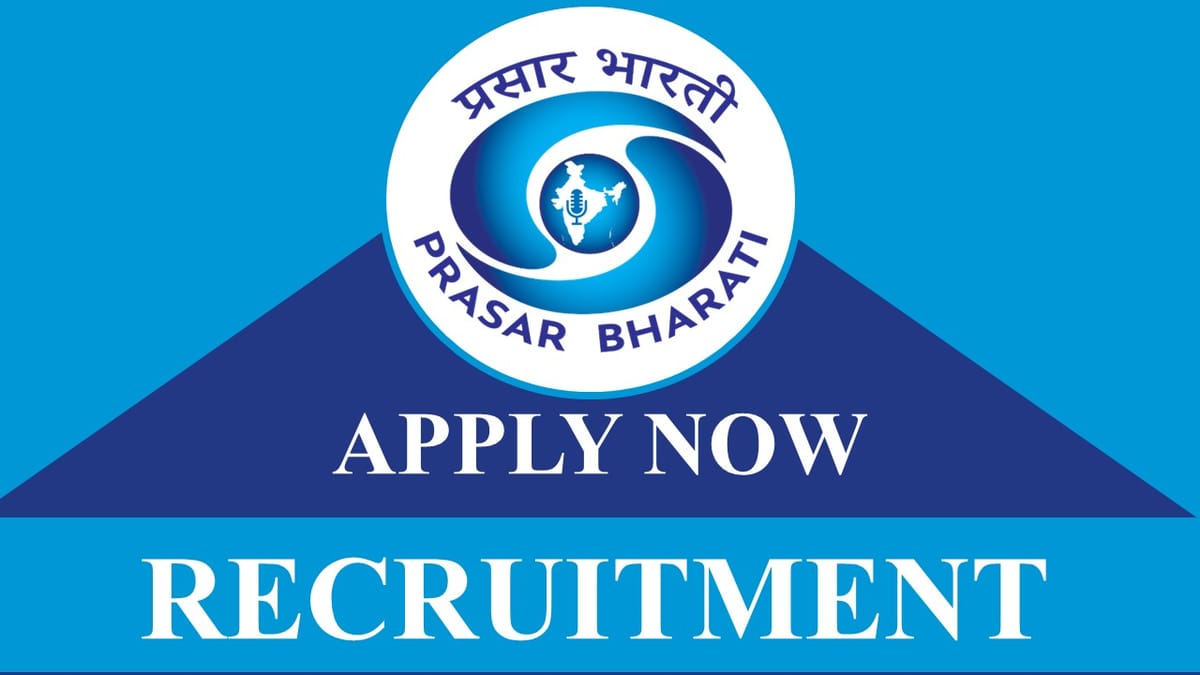 Prasar Bharati Recruitment 2023 for Part-Time Correspondents: Check Vacancies, Age, Qualification, Salary and Other Vital Details