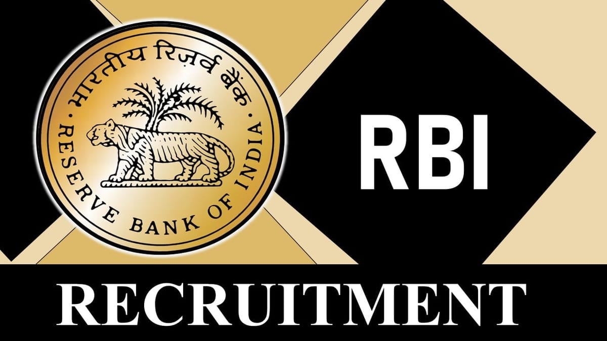 RBI Recruitment 2023 for 30+ Vacancies: Monthly Salary upto 33900, Check Position, Experience, Qualification, and Applying Procedure 