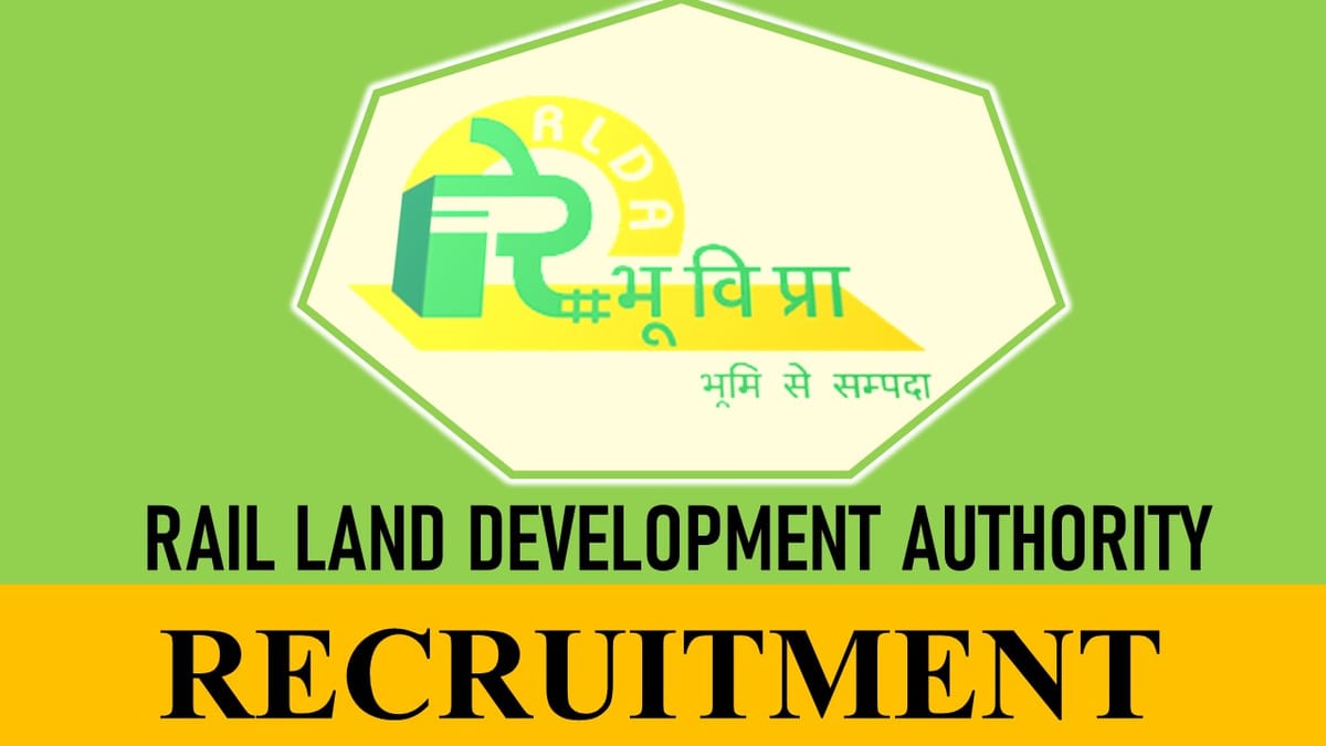 RLDA Recruitment 2023: Check Posts, Monthly Salary, Eligibility and Application Procedure