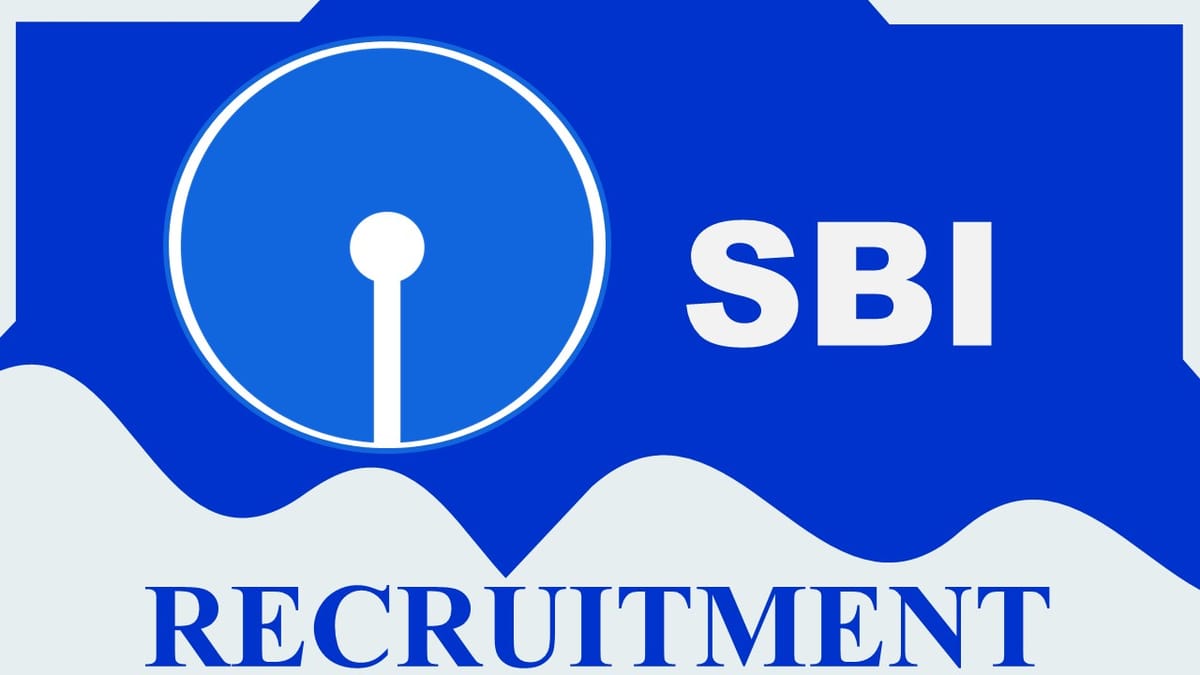 State Bank of India Recruitment 2023: Check Post, Age Limit, Qualification, and How to Apply