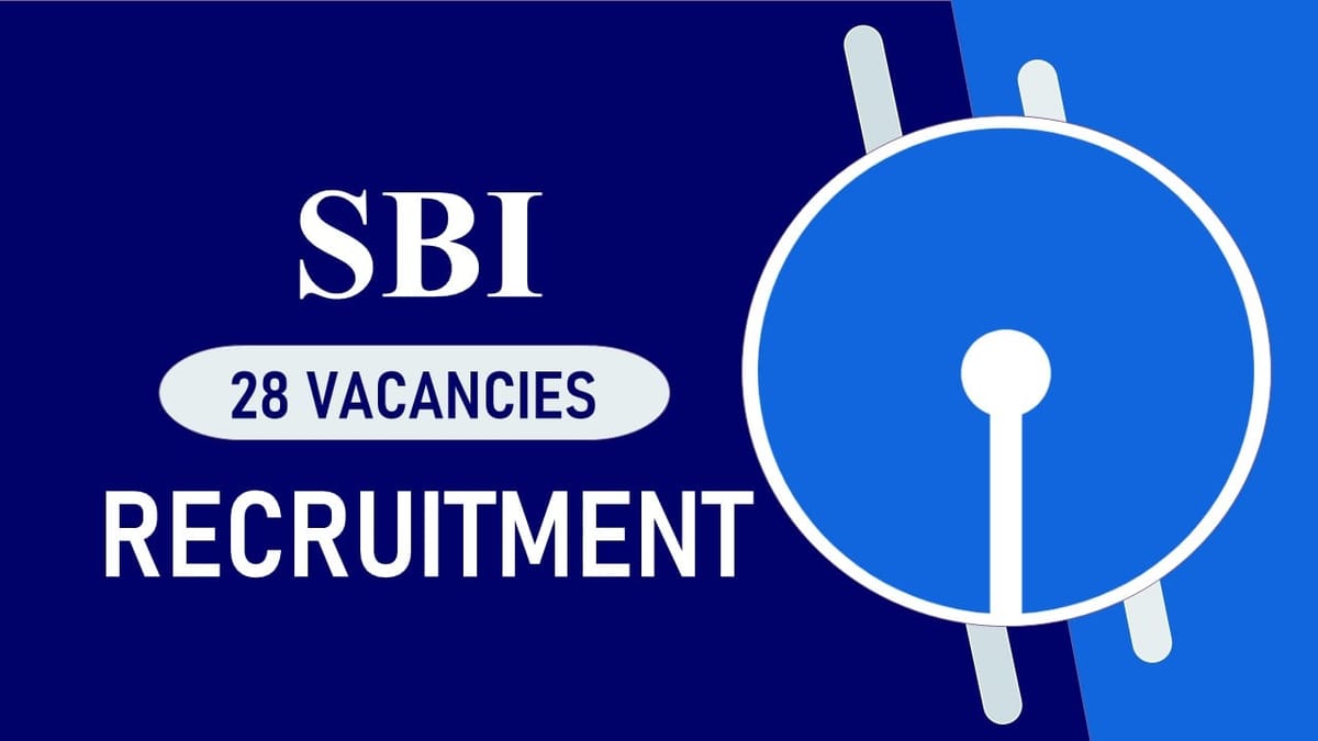 SBI Recruitment 2023: Salary Upto 75 Lakhs, Check Posts, Qualification, Pay Scale and Other Vital Details