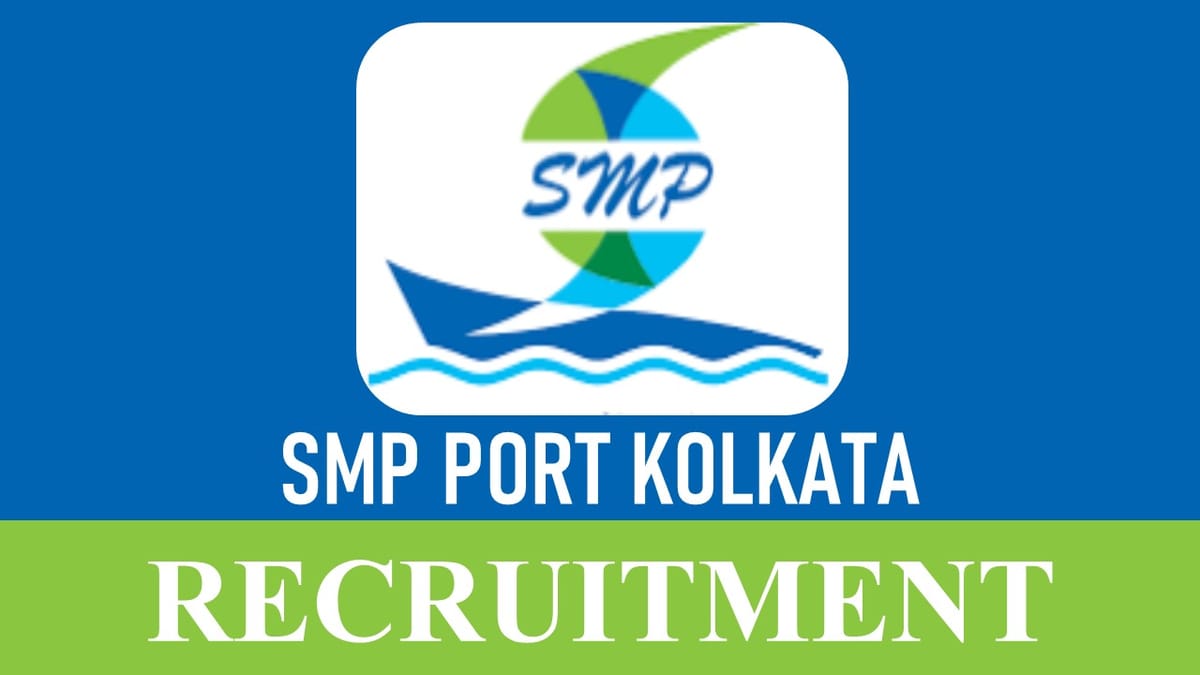SMP Kolkata Recruitment 2023: Check Post, Qualification, Age, Salary and How to Apply