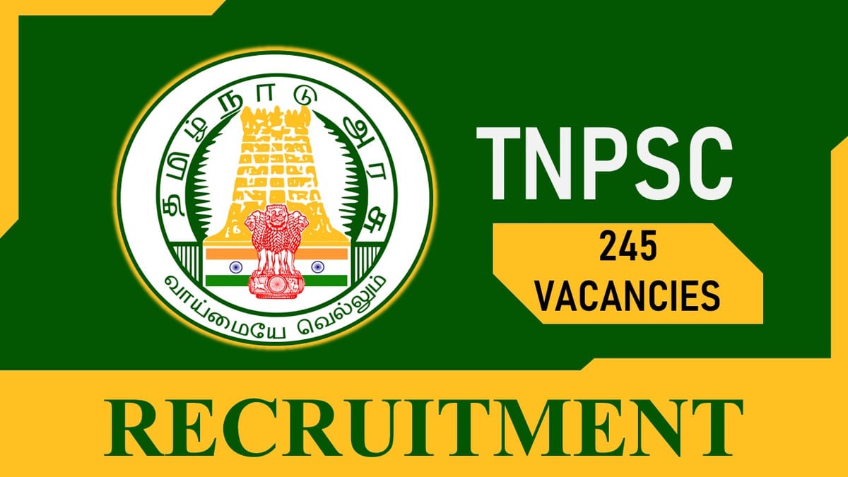 TNPSC Recruitment 2023: Check Post, Salary, Age, Qualification and How to Apply
