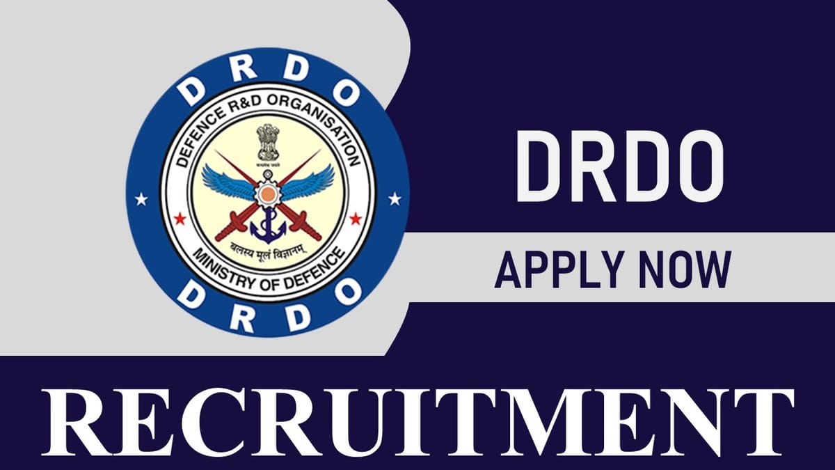 DRDO Recruitment 2023: Check Post, Qualification, Age, Salary and How to Apply