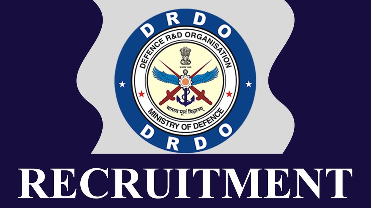DRDO Recruitment 2023: Check Post, Salary, Age, Qualification and How to Apply