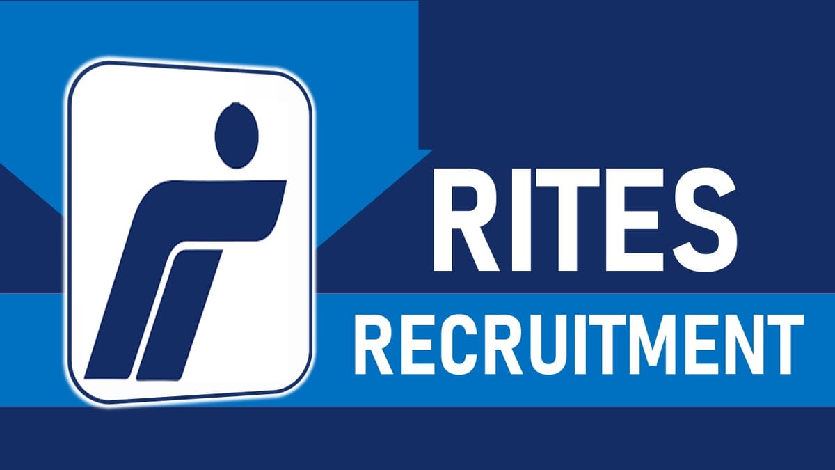 RITES Recruitment 2023 for Joint General Manager: Check Vacancy, Age, Qualification, Salary and Process to Apply