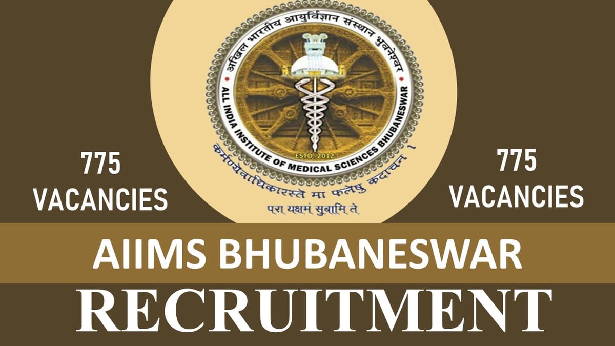 AIIMS Bhubaneswar Recruitment 2023: Check Post, Salary, Age, Qualification and How to Apply