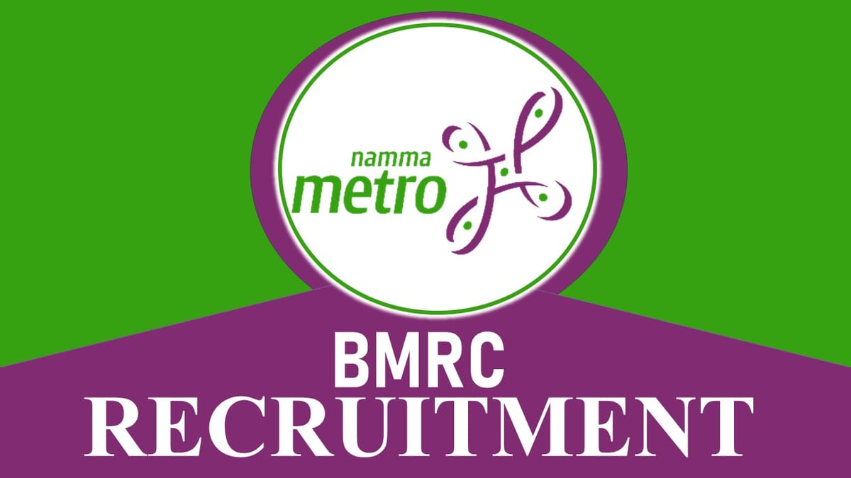 BMRC Recruitment 2023: Monthly Salary Upto 300000, Check Post, Qualification, Age Limit and Other Vital Details